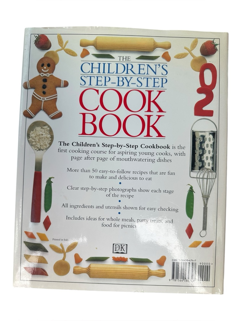 The Childrenโs Step-by-Step Cookbook โ Angela Wilkes DK Hardcover